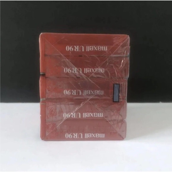 New Sealed 15p. Maxell UR 90 Blank Audio Cassette Tape Normal Bias IEC Type I - Picture 6 of 12